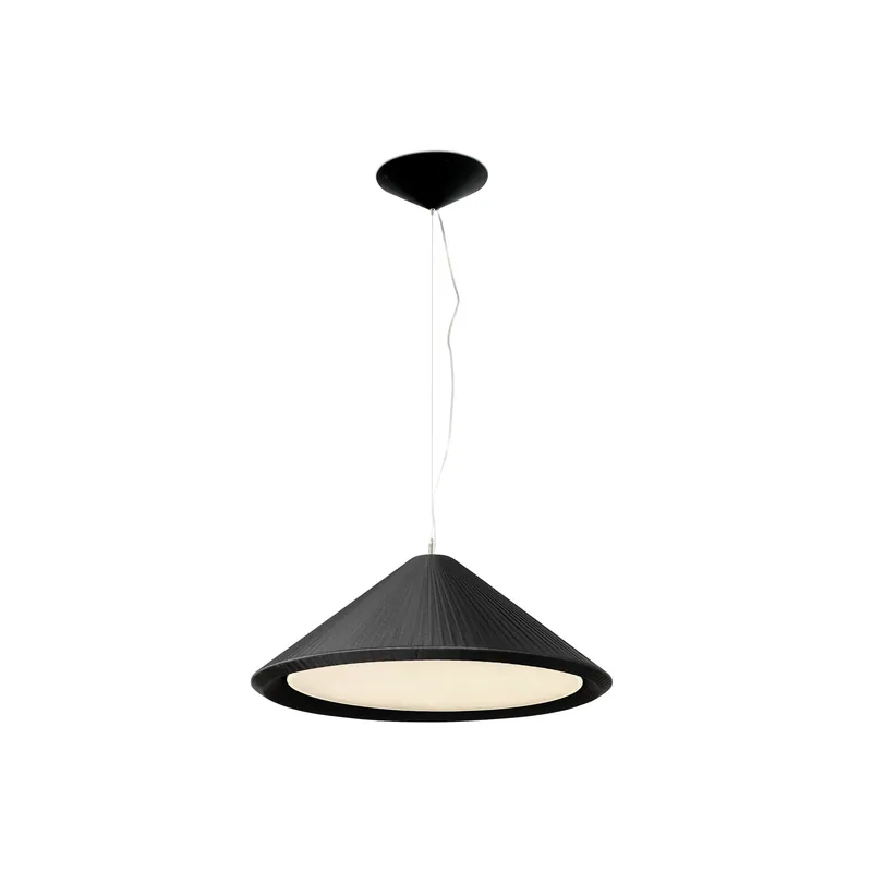 Última Oportunidad Lámpara de techo colgante Faro Saigon E27 LED negro Ø70cm 20119