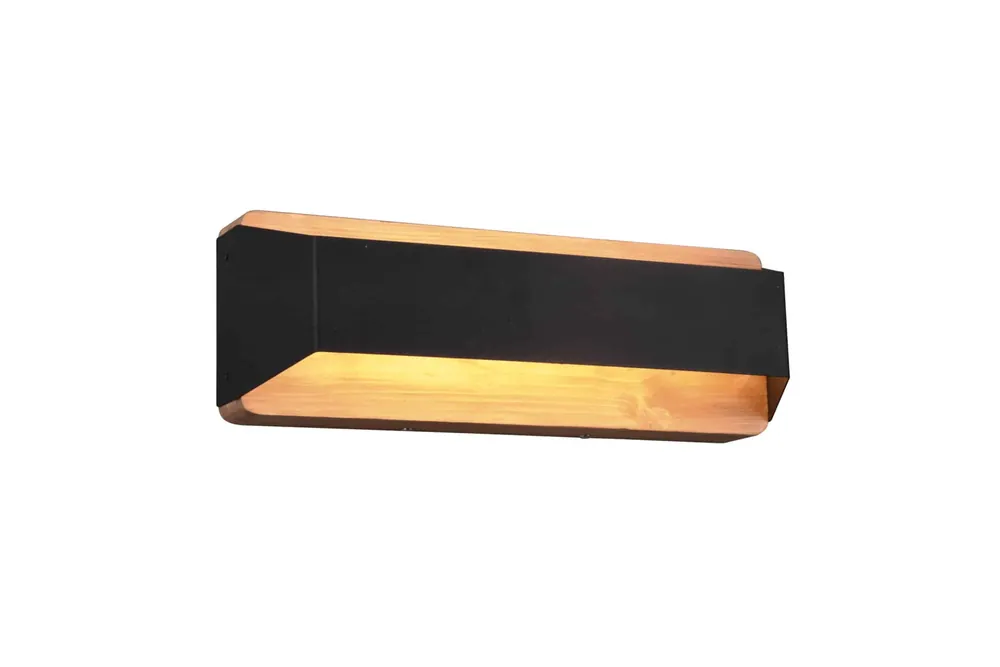 Aplique de pared Trio Arino LED negro mate 3000K regulable arriba y abajo 2 Disponible Ahora