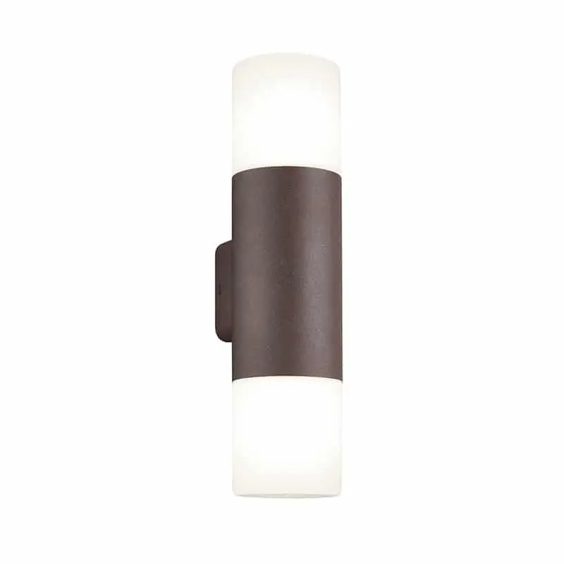 Aplique de exterior Trio Hoosic 2 luces óxido arriba y abajo IP44 33cm 2 Última Oportunidad