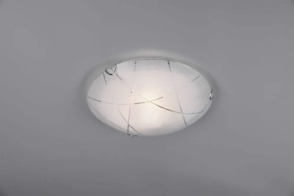 Plafón de techo Trio Sandrina vidrio blanco Ø30cm 6 Últimas Unidades