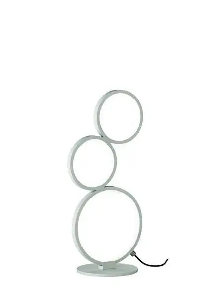 Lámpara de sobremesa Trio Rondo LED blanco mate 3000K regulable 45cm 5 Liquidación