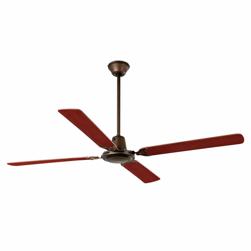 Marca Reconocida Ventilador de techo sin luz Faro Malvinas caoba Ø140cm 4 palas 33111