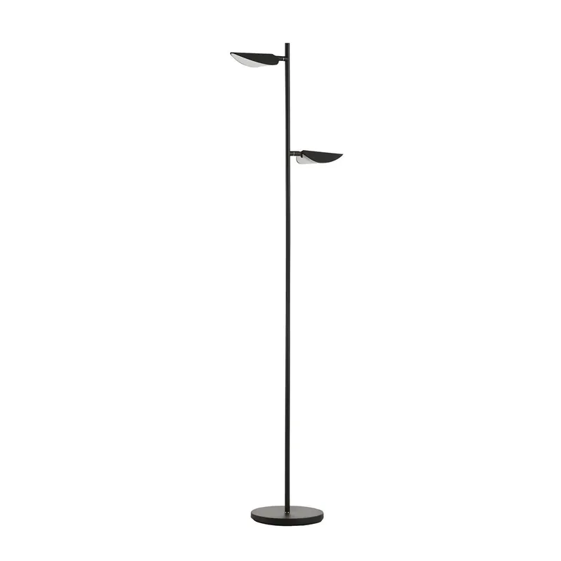 Precio Rebajado Lámpara de pie de salón MDC Senda LED 2 luces negro 3000K 14W 577809102