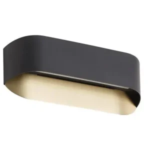 Aplique de pared MDC Nora LED negro 3000K 14W 576305902 Súper Precio
