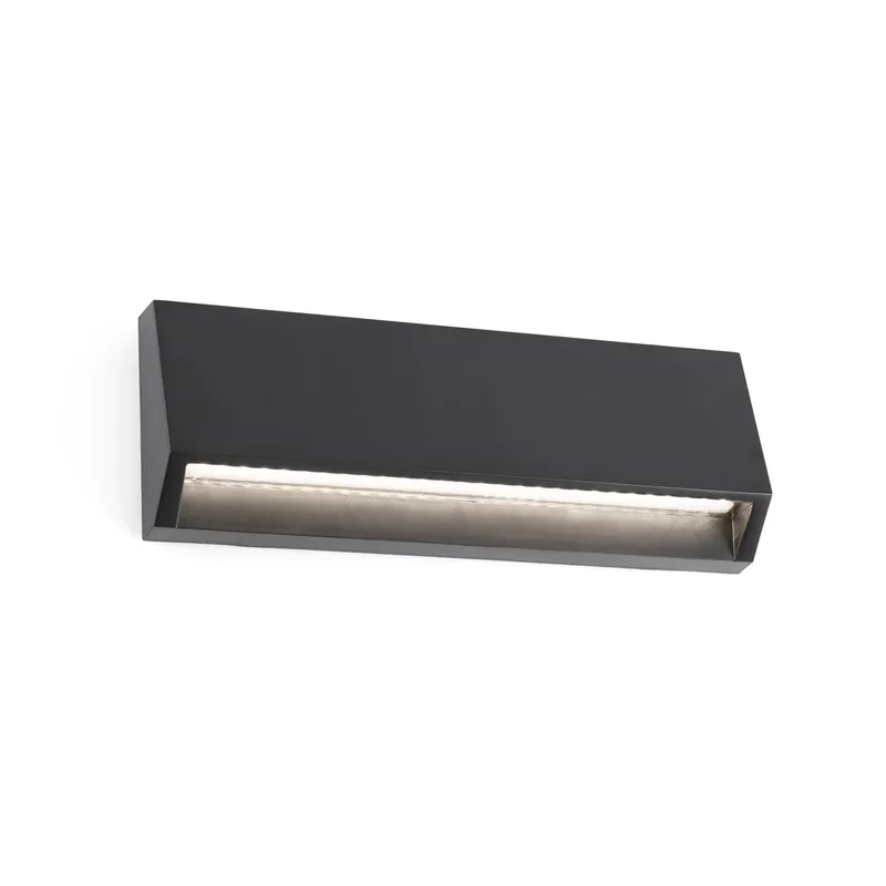 Promoción Exclusiva Aplique de exterior Faro Must LED gris oscuro 3000K IP65 22cm 70659