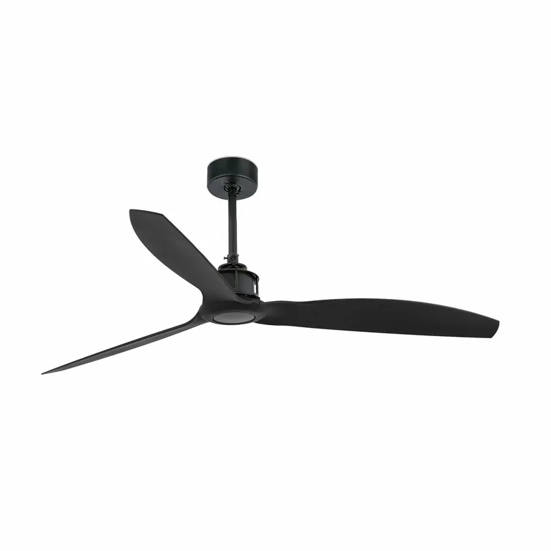 Ventilador de techo sin luz Faro Just motor DC negro mate Ø128cm 3 palas 32100 Precio De Fábrica
