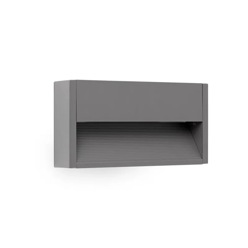 Aplique de exterior Faro Grada 13cm LED gris oscuro 3000K IP54 opal 25cm 70908 Stock Limitado