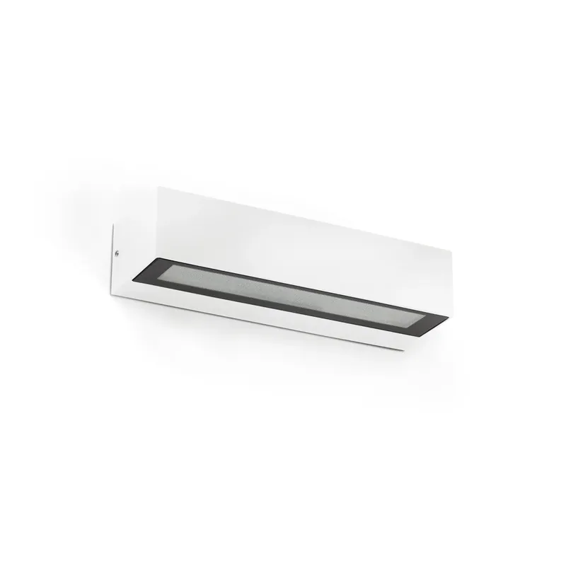 Aplique de exterior Faro Lako LED blanco mate 3000K IP65 90° prismático 71909 Pago Seguro