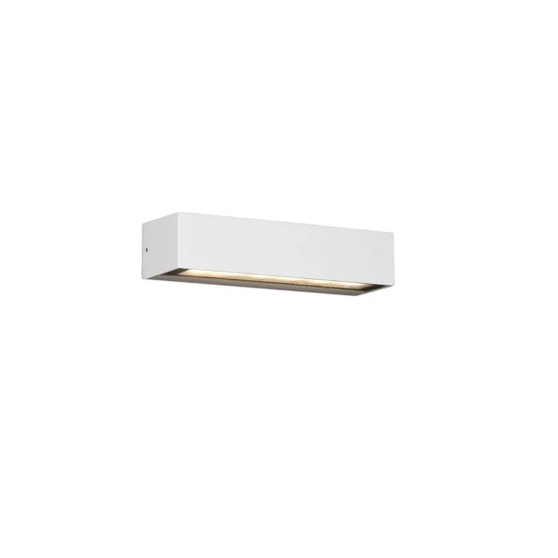 Aplique de exterior Faro Doro LED blanco mate 3000K IP65 prismático 22cm 71900 Venta Final
