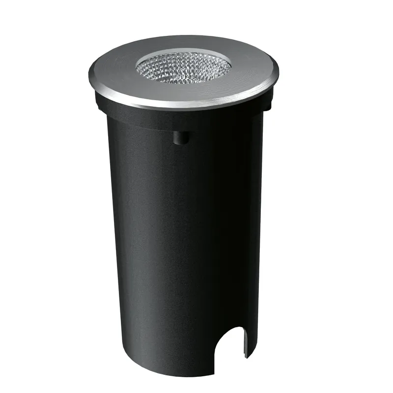 Disponible Ahora Downlight empotrable Sulion Cobsoil LED gris apto exterior IP67 7W
