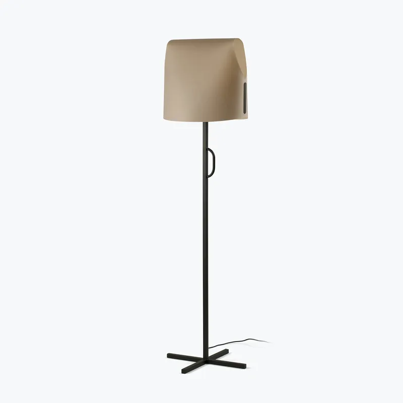 Precio Bajo Lámpara de pie salón Faro Luang E27 LED camel 23003-60