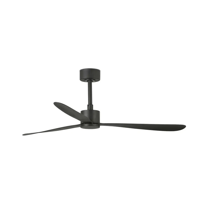 Ventilador de techo sin luz Faro Amelia motor DC negro mate Ø132cm 3 palas 33761 Gran Oferta