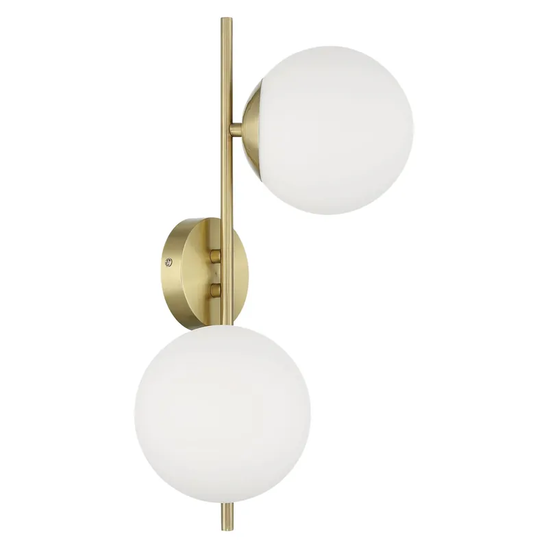 Última Versión Aplique de pared MDC Rondo E27 cristal blanco IP20 20W 578076101