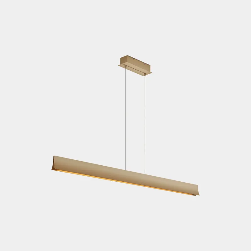 Promoción Lámpara de techo colgante LedsC4 Bravo LED oro 3000K 00-4925-F5-M1
