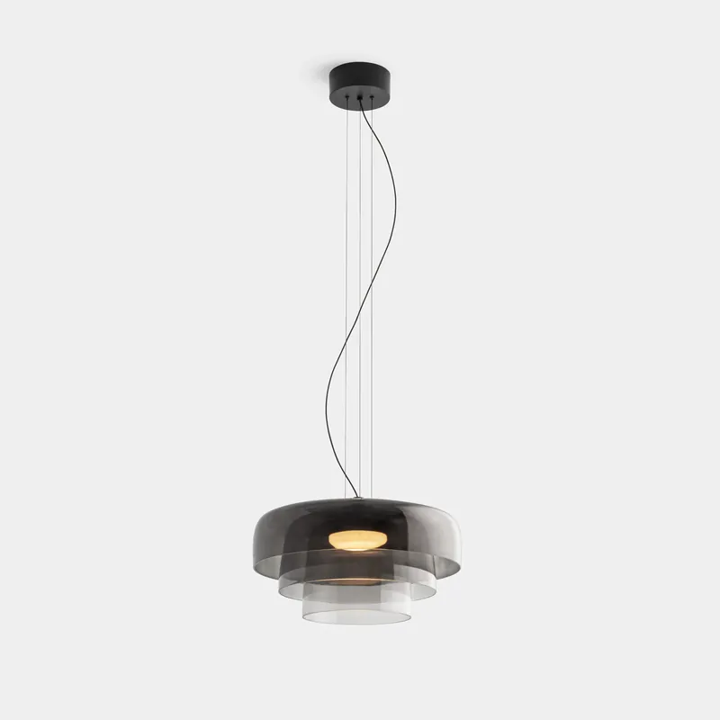 Lámpara de techo colgante LedsC4 Levels LED 3 luces negro fumé CCT regulable 00-A041-05-12 Oferta Limitada
