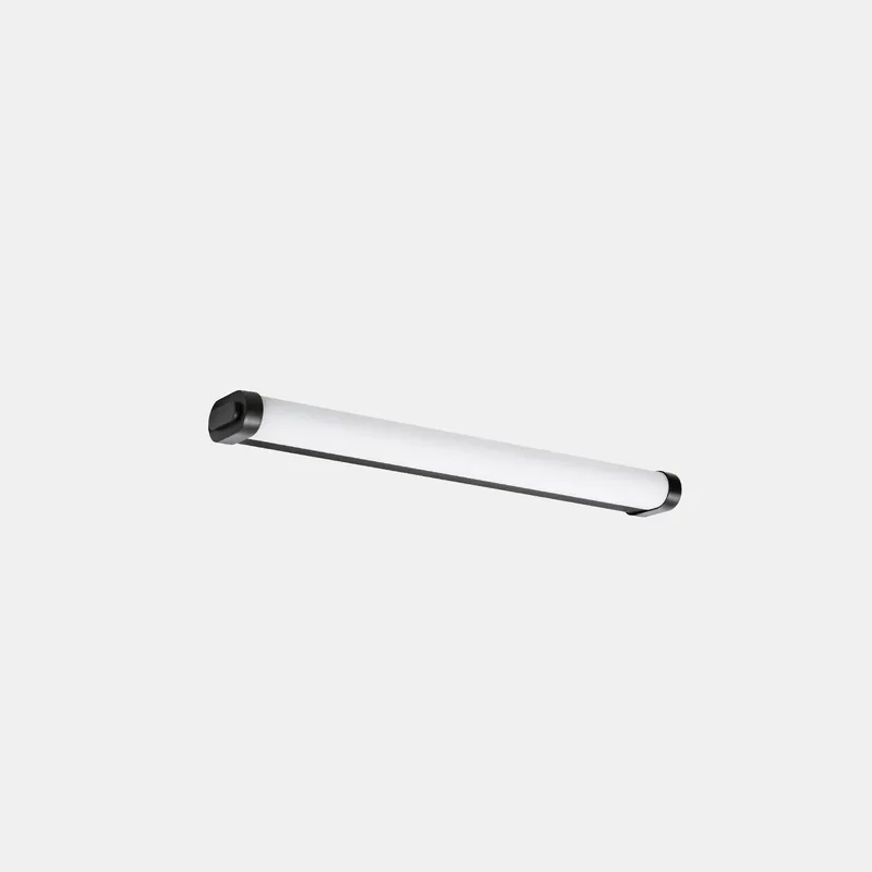 Aplique LED de baño LedsC4 Toi Led Medium LED negro arenado 3000K IP44 05-7833-60-M1 Descuento