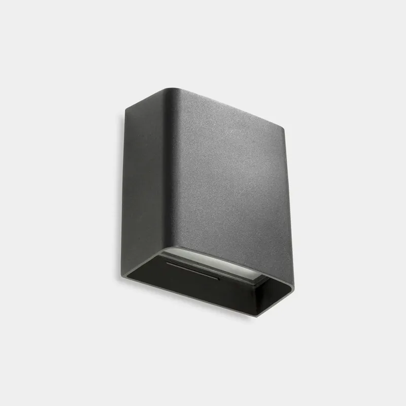 Aplique de exterior LedsC4 Clous Single Emission LED gris urbano mate 3000K IP66 05-9926-Z5-CL Más Vendido