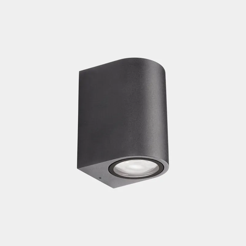 Aplique de exterior LedsC4 Eko Single Emission GU10 gris urbano IP66 05-E157-Z5-37 Descuento