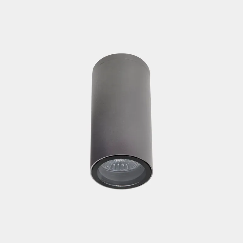 Certificado Plafón de exterior LedsC4 Eko GU10 gris IP66 15-E064-34-37