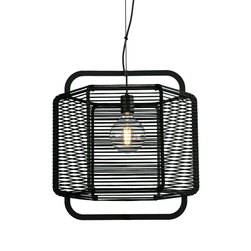 ACB Corda Lámpara de techo colgante LED Negro E27 15W C39015NN Promoción