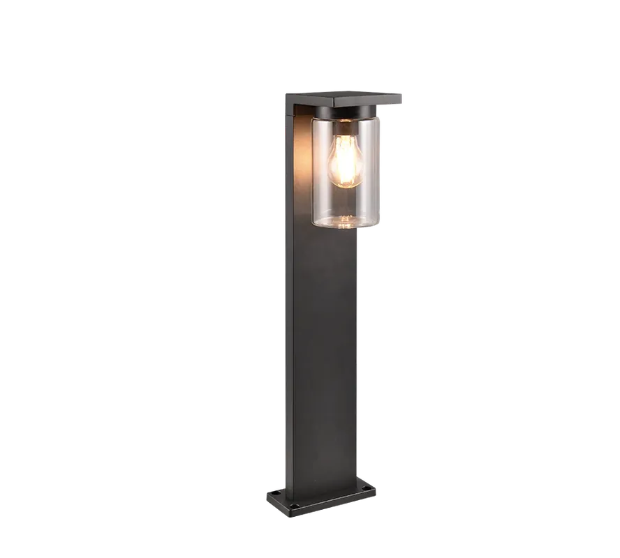 Más Vendido Baliza de exterior Trio Ardila negro mate sensor crepuscular IP44 65cm 511660132