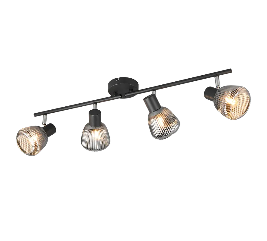 Comprar En Línea Regleta de focos Tarifa Trio negro 4 luces 862800432